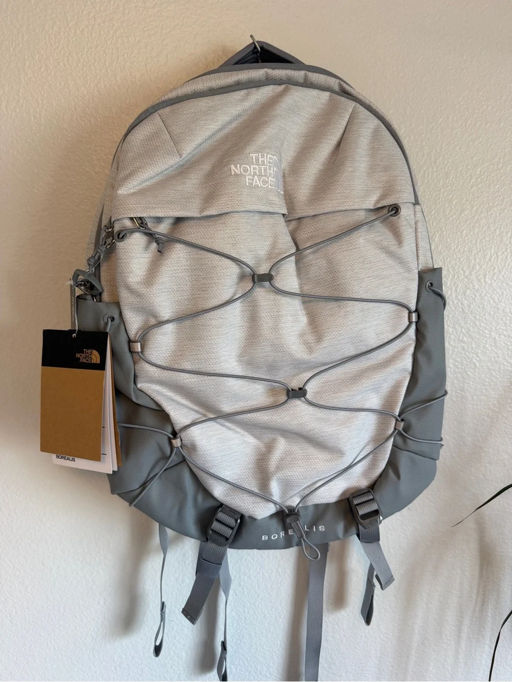 The North Face Borealis Backpack - Light Gray and Gray